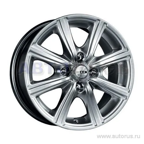 Диск литой R15 6.5J 4x114.3/67 ET45 КИК Конкур платинум 1803