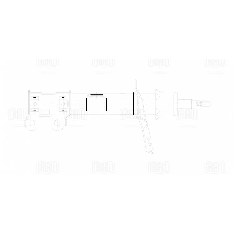 Амортизатор для а/м Hyundai i40 (12-) (стойка) пер. прав. TRIALLI AG 08320