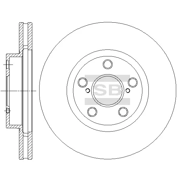 Диск тормозной SANGSIN BRAKE SD4049