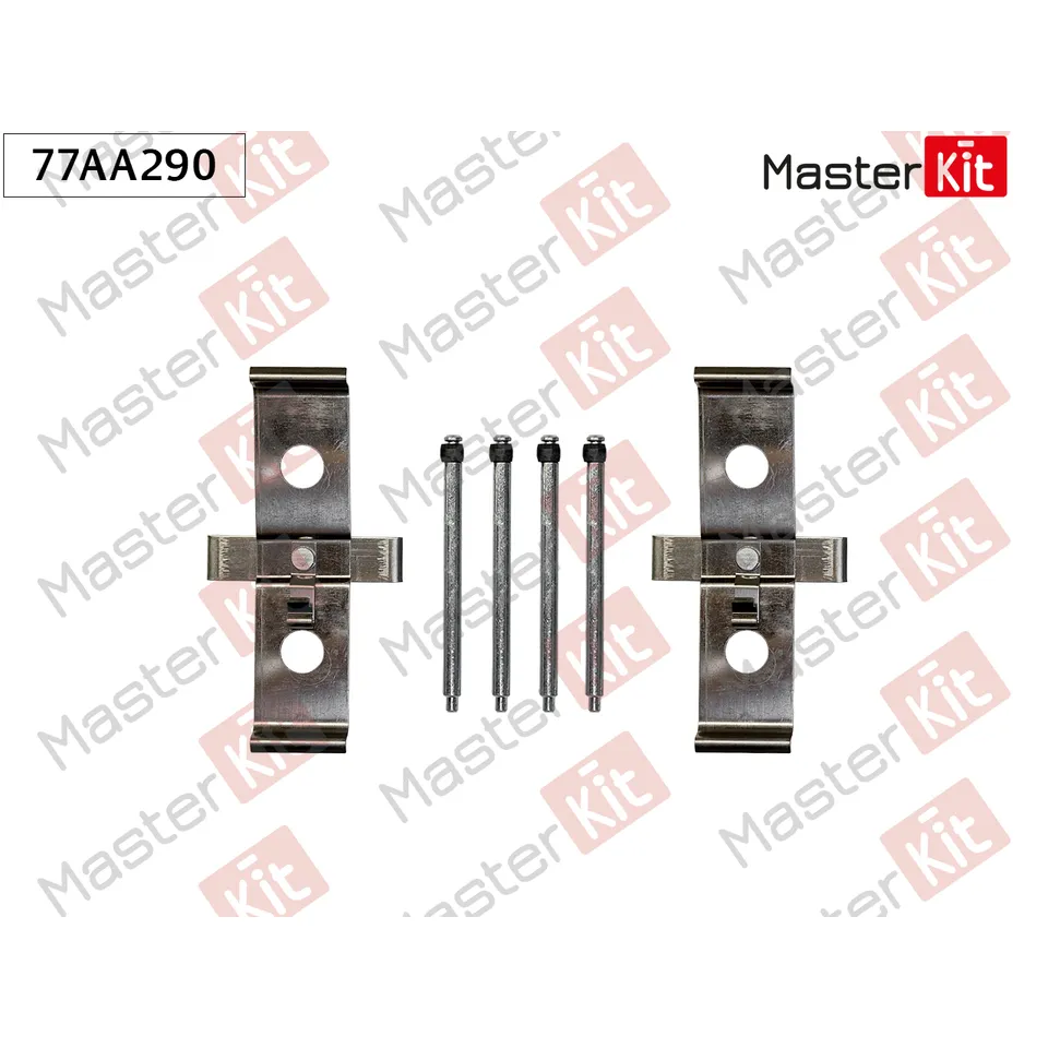 Комплект установочный тормозных колодок Opel ASTRA J (P10) 2009 - 2015 MASTERKIT 77AA290