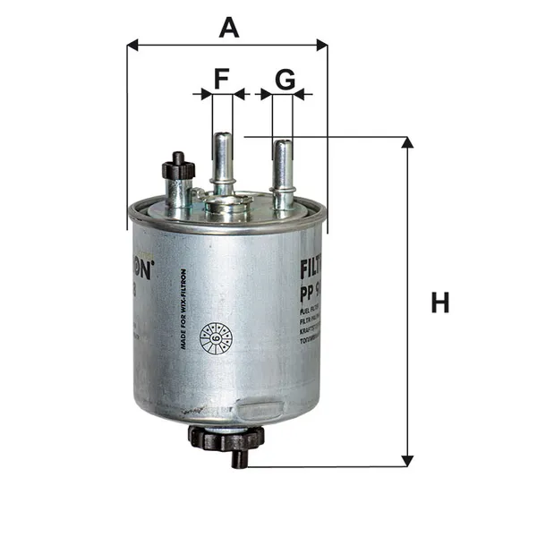 Фильтр топливный FILTRON PP988