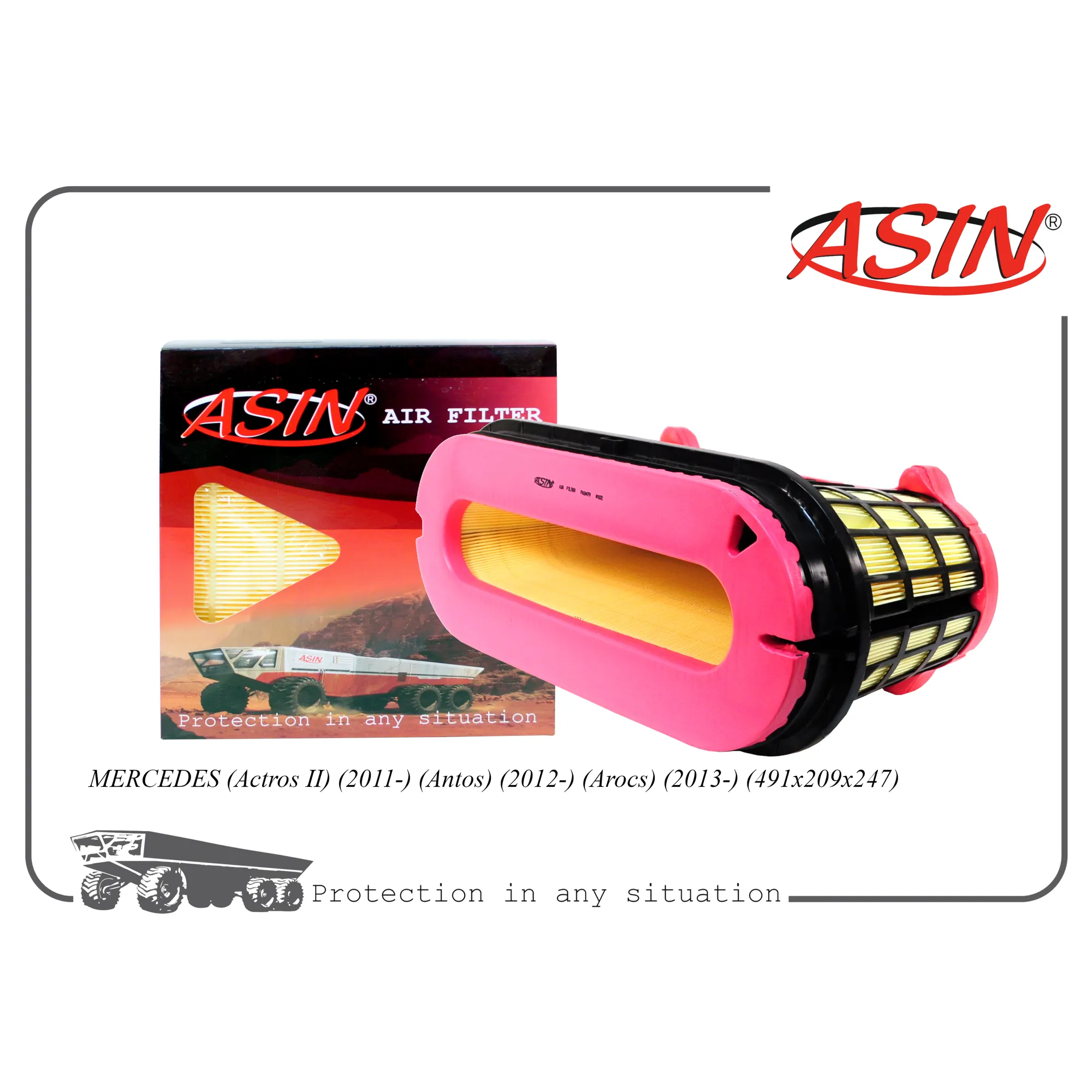 Фильтр воздушный A0040949104/ASIN.FA3479 ASIN ASIN ASINFA3479
