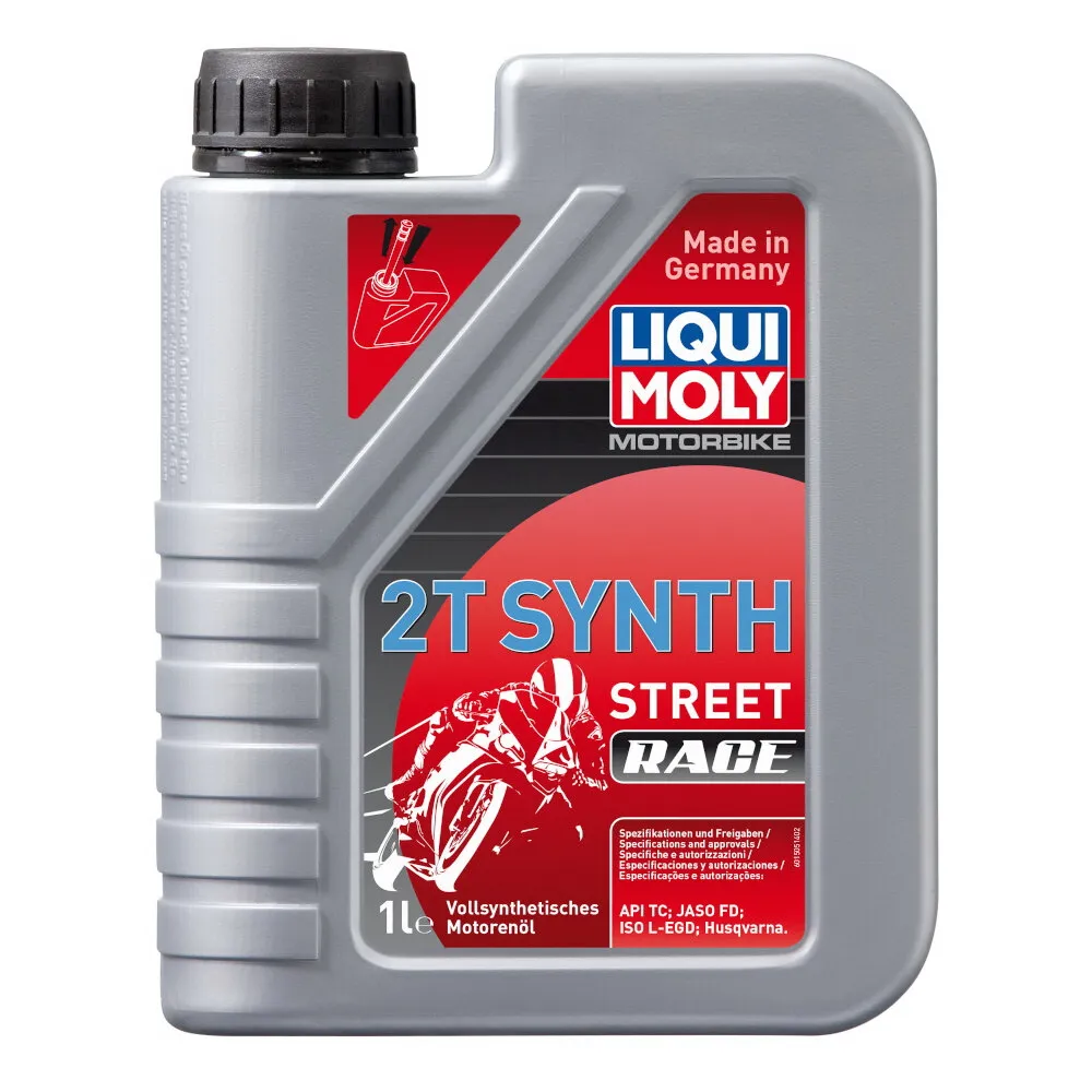Масло моторное д / 2-т. мотоц. Motorbike 2T Synth Street Race TC FD L-EGC (1л) LIQUI MOLY 1505 / 3980