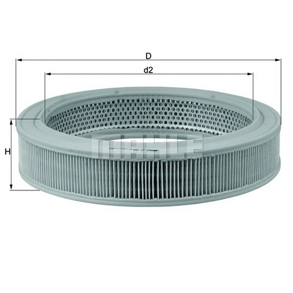 Фильтр воздушный AD VW карбюратор KNECHT/MAHLE LX208