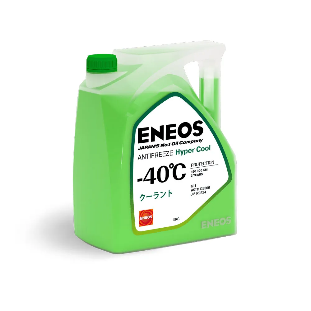 Антифриз ENEOS Hyper Cool G11 готовый -40C зеленый 5 кг Z0070