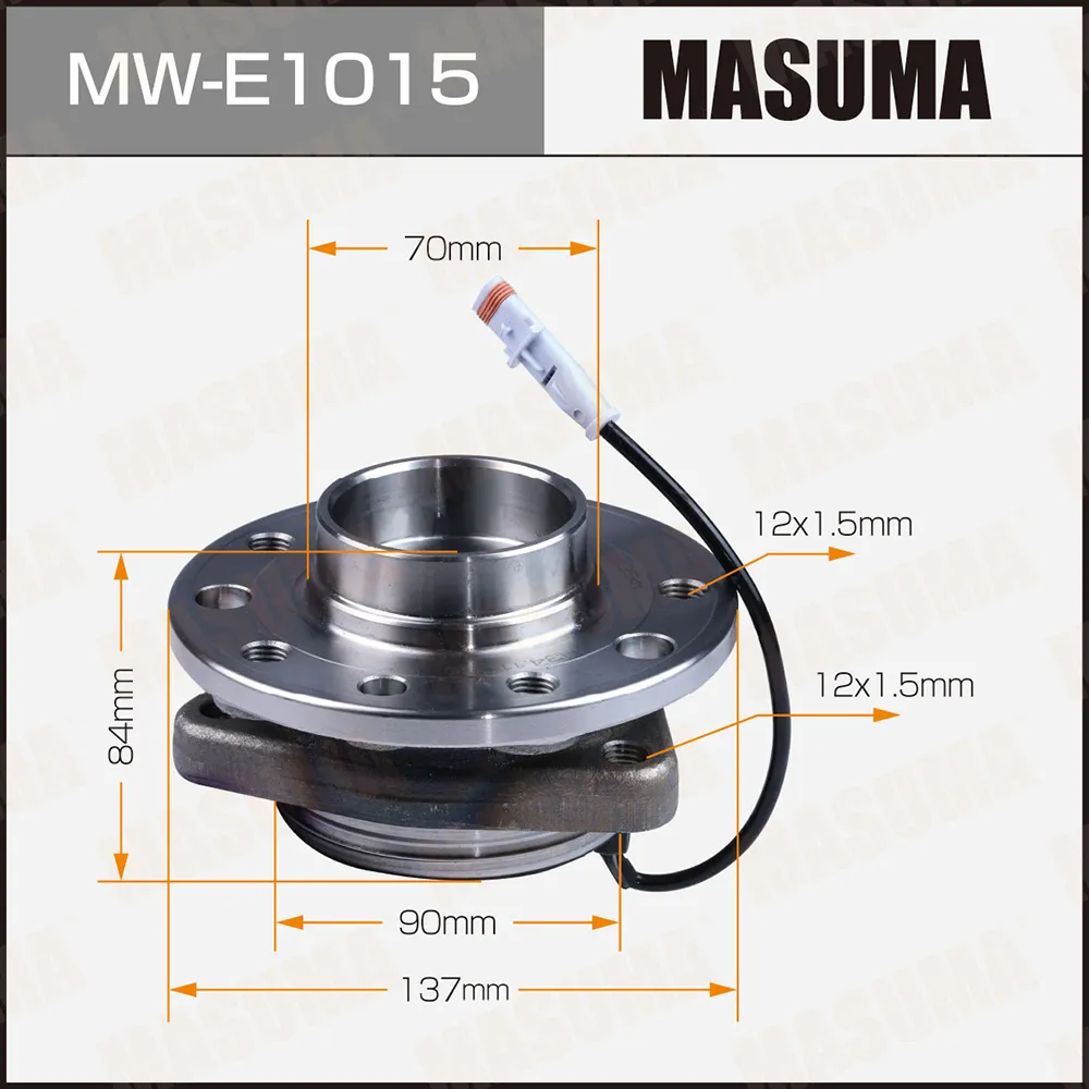 Ступичный узел передний MASUMA MW-E1015