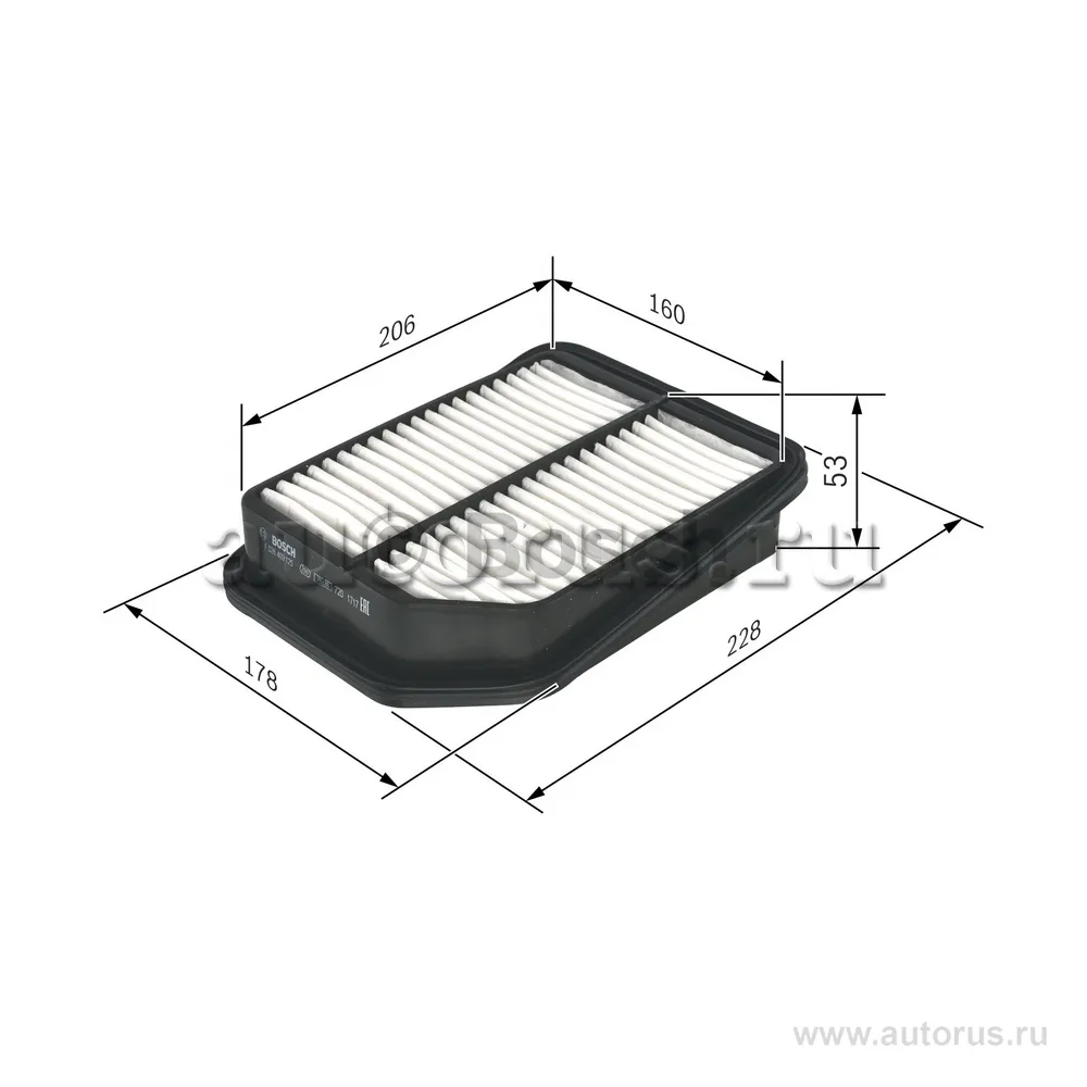 Фильтр воздушный BOSCH F 026 400 125