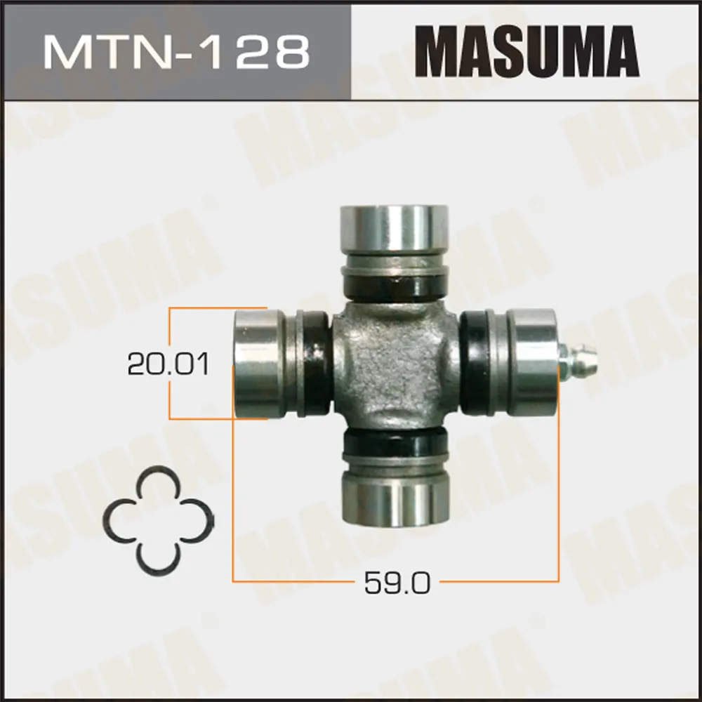 Крестовина вала карданного 20.01x38 MASUMA MTN-128