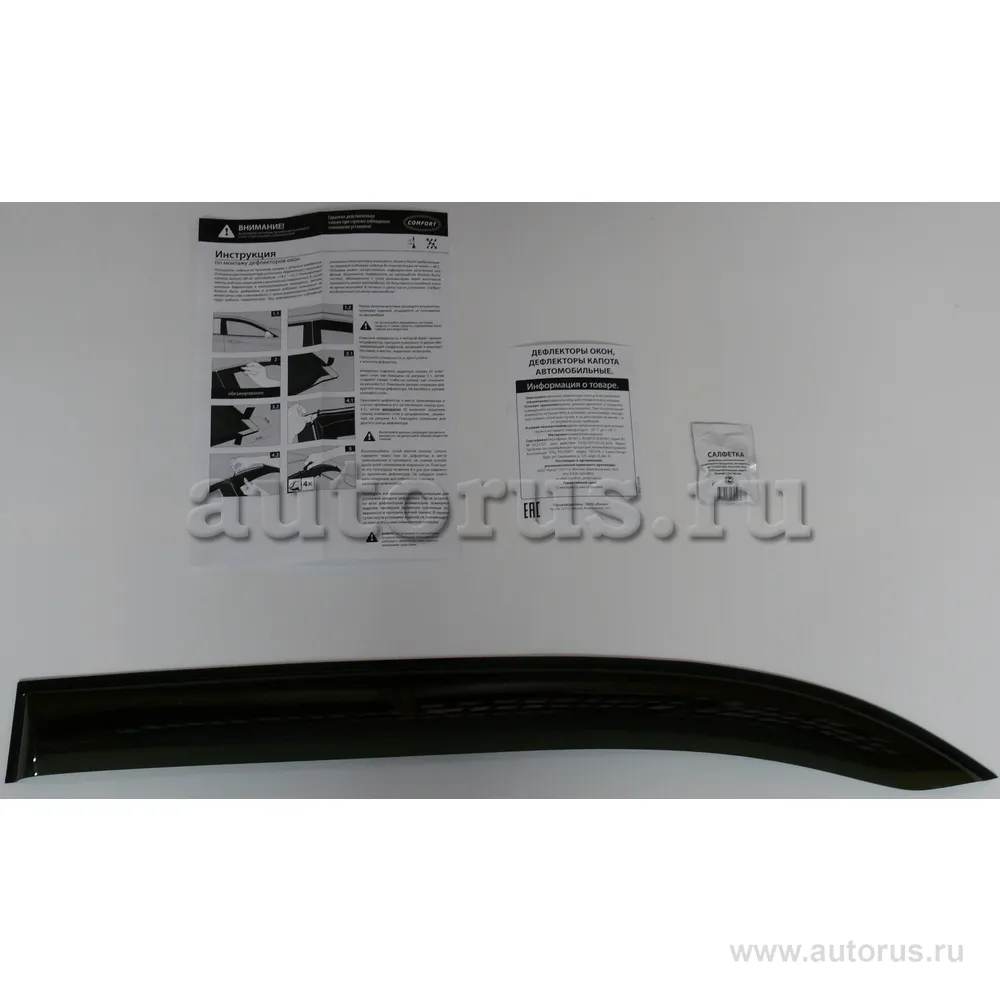 Дефлектор окна Toyota Corolla седан IX (E120) задний левый 1шт 2001-2007 COMFORT 48.03.500.DBL