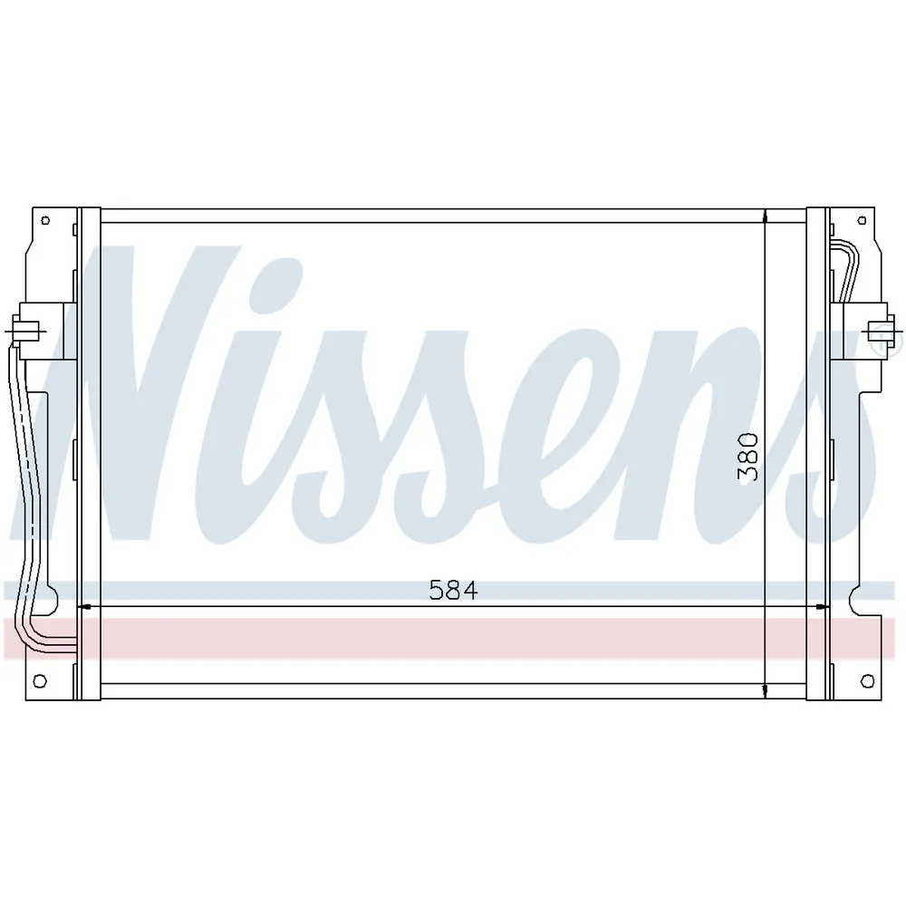 Радиатор конд NISSENS 94182