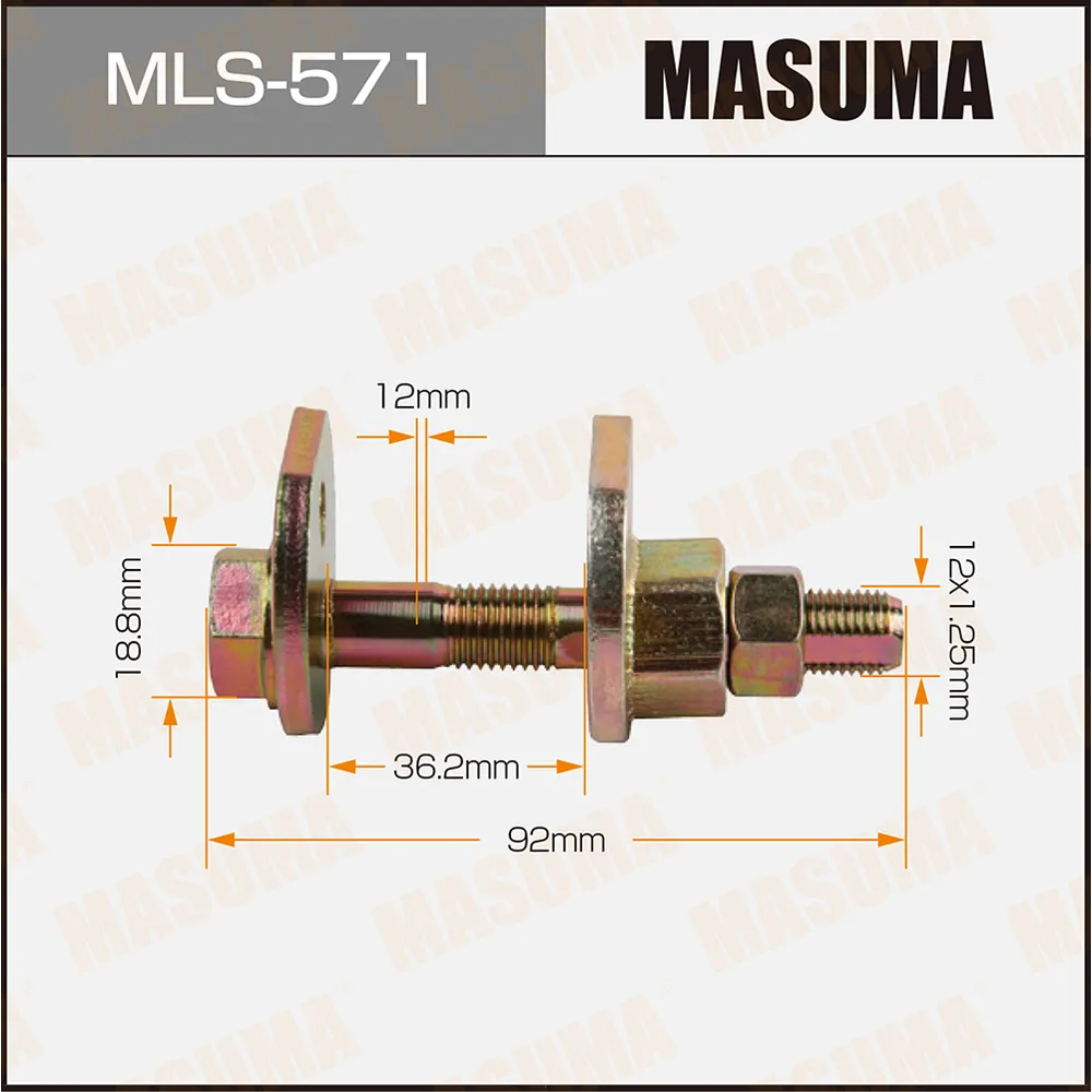 Болт эксцентрик Toyota MASUMA MLS-571