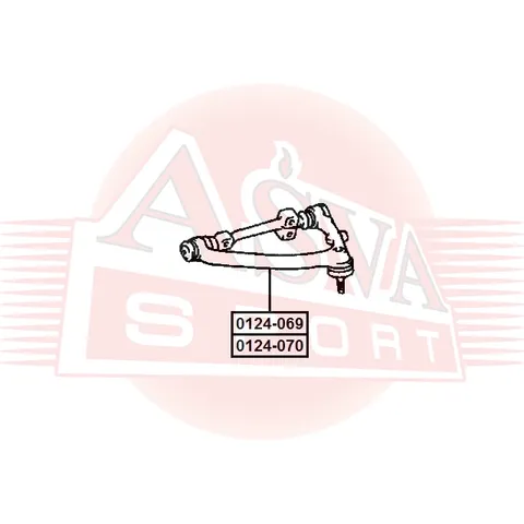 Рычаг передний верхний правый ASVA 0124070