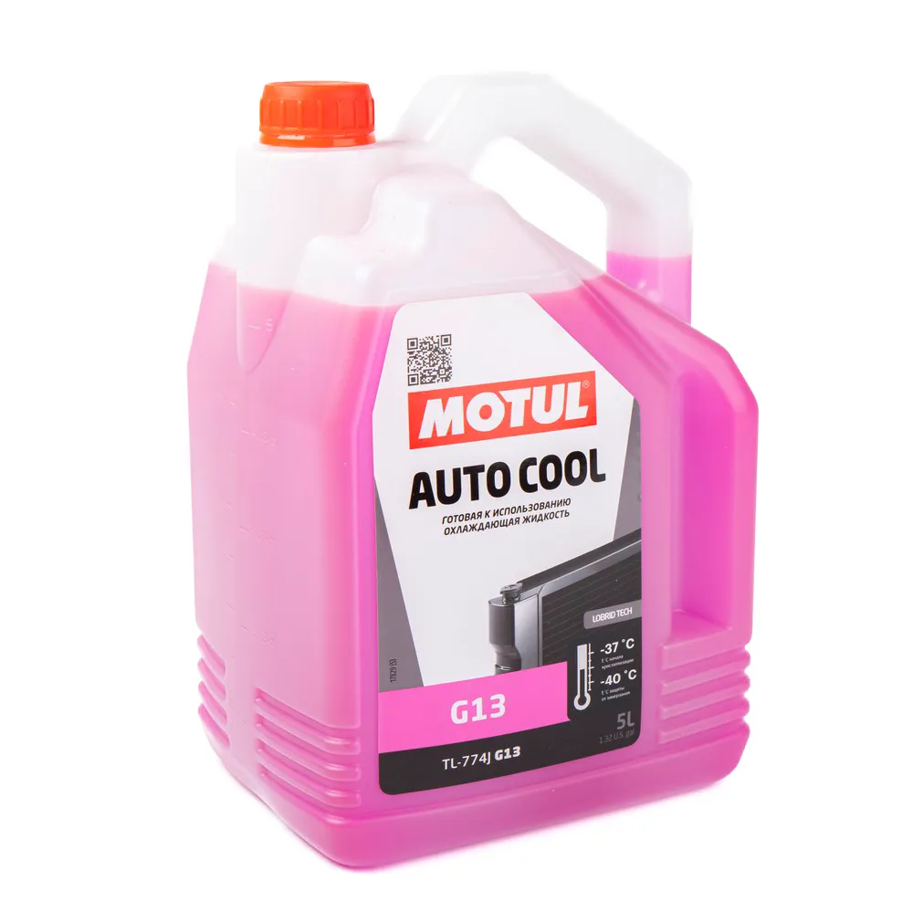 Антифриз Motul AUTO COOL G13 готовый -37C красный 5 л 111199