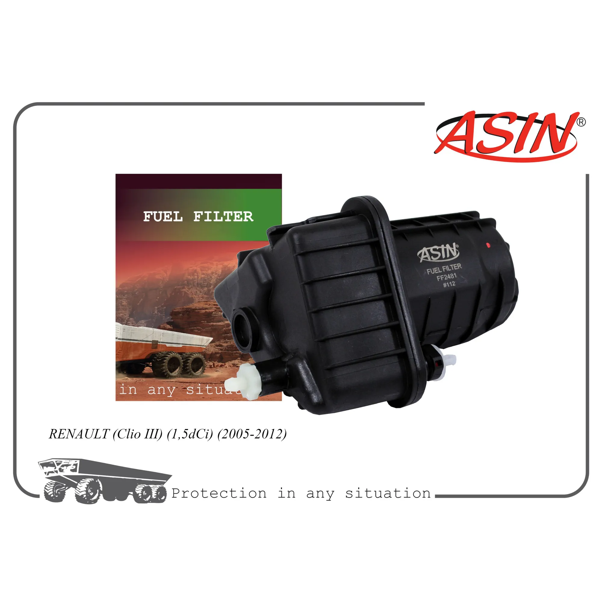 Фильтр топливный 164000890R/ASIN.FF2481 ASIN ASIN ASIN.FF2481