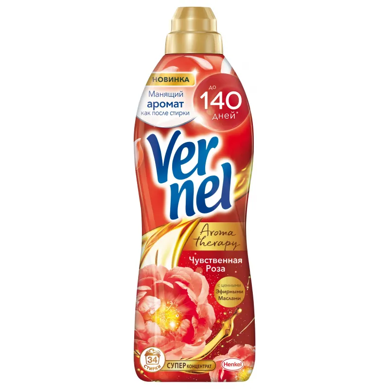 Кондиционер для белья Vernel Чувственная роза 870мл 1373670