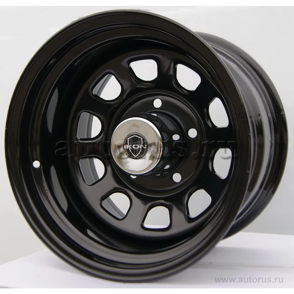 Диск штампованный R16 7J 5x139.7/108.7 ET20 Ikon SNC064B Black 11241