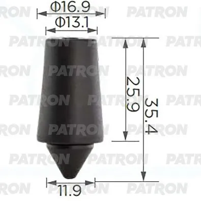 Демпфер отбойник крышки багажника!\ Toyota PATRON P37-3909