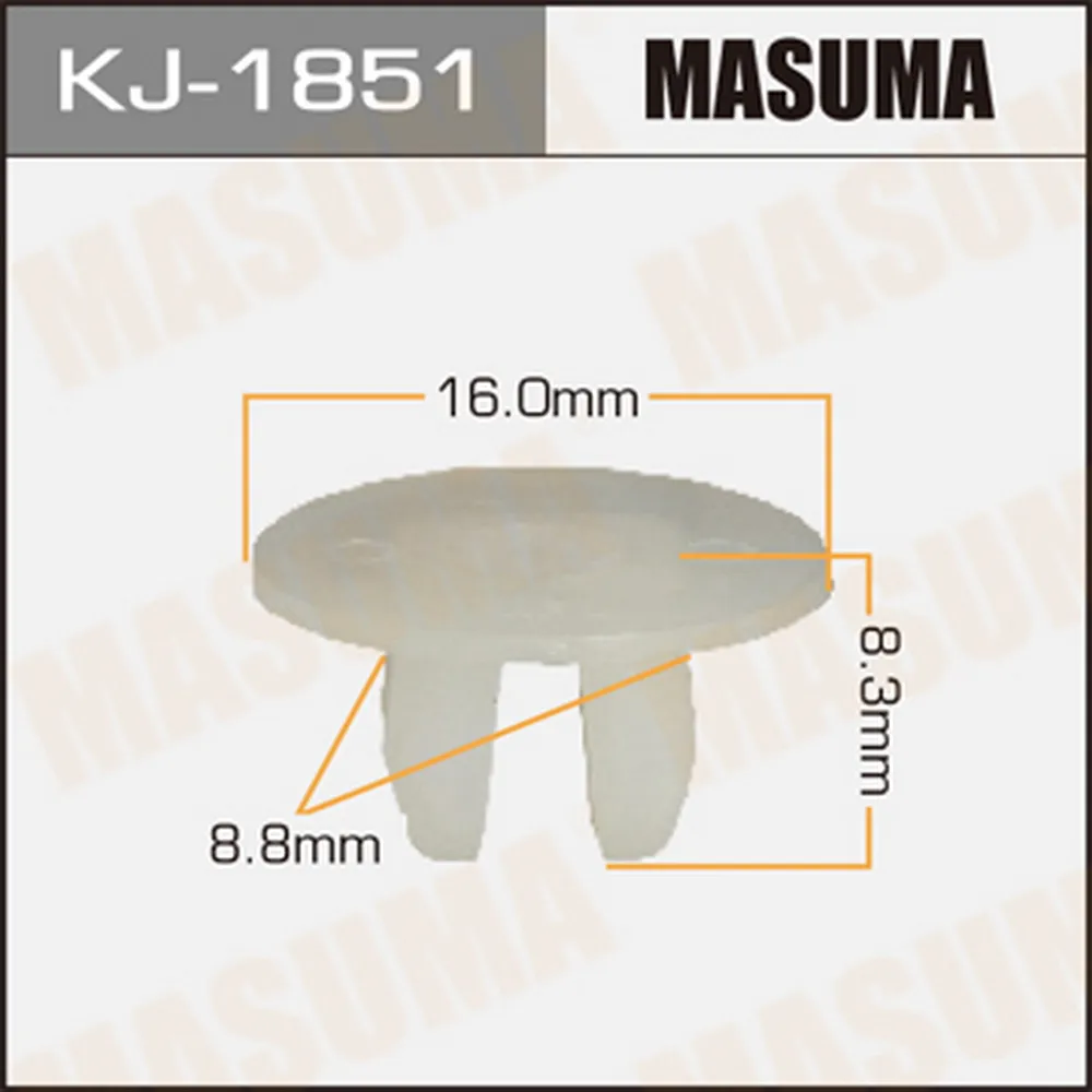 Клипса автомобильная MASUMA KJ-1851
