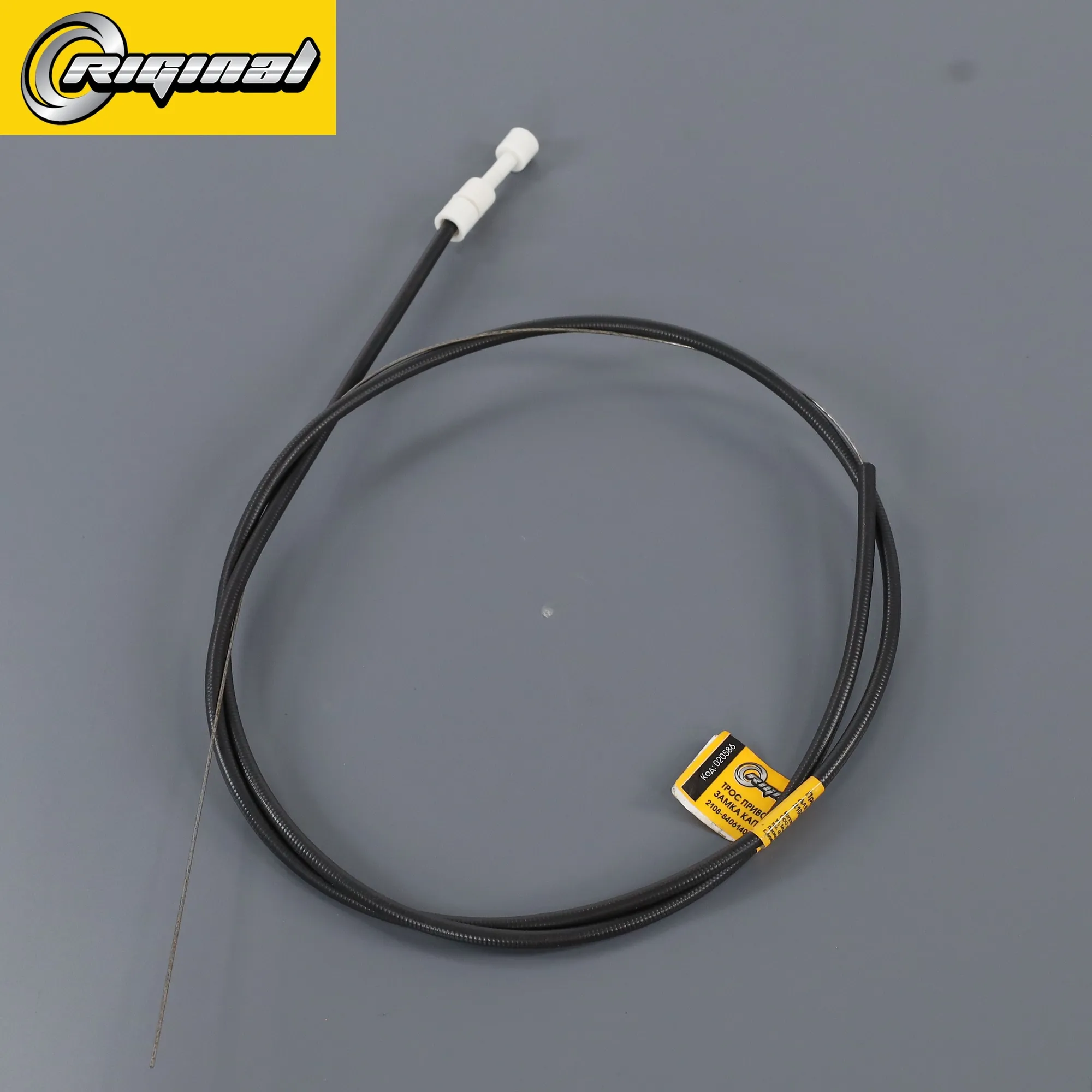 Трос привода замка капота для а/м ВАЗ-2108-21099 (струна) (L=1700мм) Riginal 21088406140