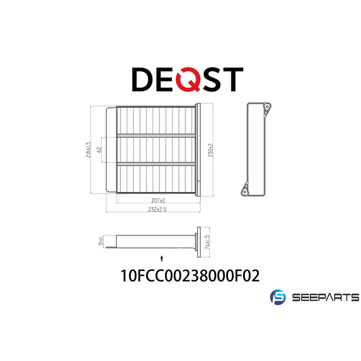 Салонный фильтр. MITSUBISHI GRANDIS (NA_W) 04.04-,MITSUBISHI LANCER DEQST 10FCC00238000