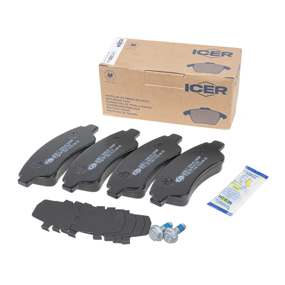 Колодки передние PEUGEOT206/307/  Berlingo/PEUGEOT Boxer (зад) ICER 181388-402