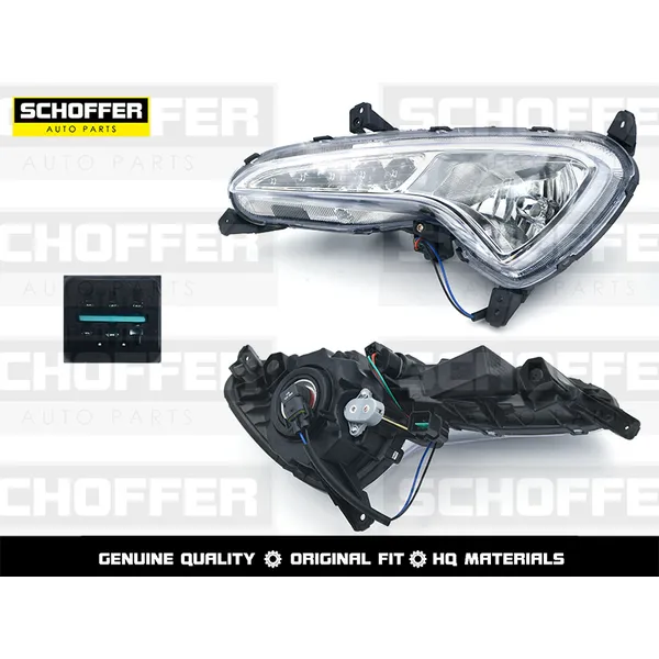 Фара противотуманная левая LED Hyundai Solaris (2014-2017) SCHOFFER SHF11117