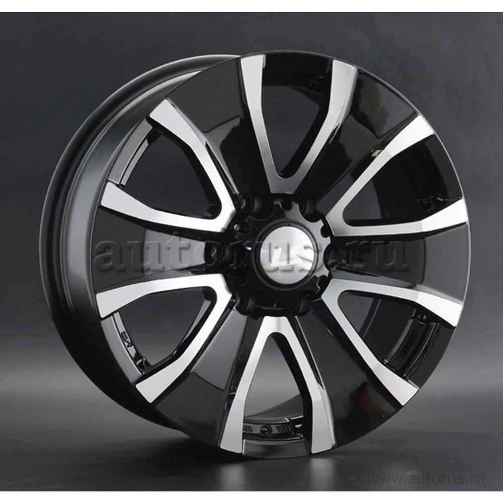 Диск литой R18 8J 6x139.7/106.1 ET25 LS 953 BKF S045033