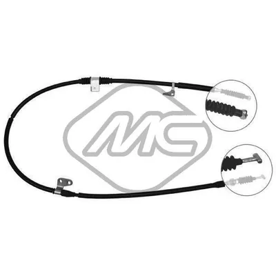 Трос ручника MAZ 626 ALL 4/5DOOR (DISC BRAKE) DX-RH Metalcaucho 82186