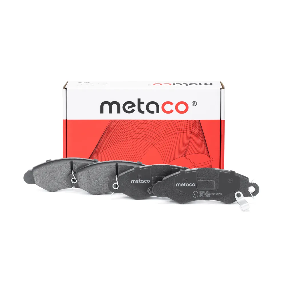 Колодки тормозные передние к-кт SUBARU/SUZUKI Metaco 3000-451