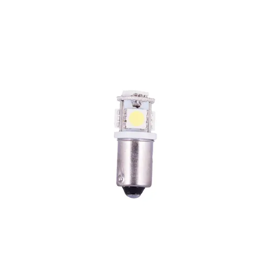 Лампа светодиодная 12V T8 5W BA9s 5000K Маяк WHITE 2 шт. блистер 12T8-W/4SMD/2BL