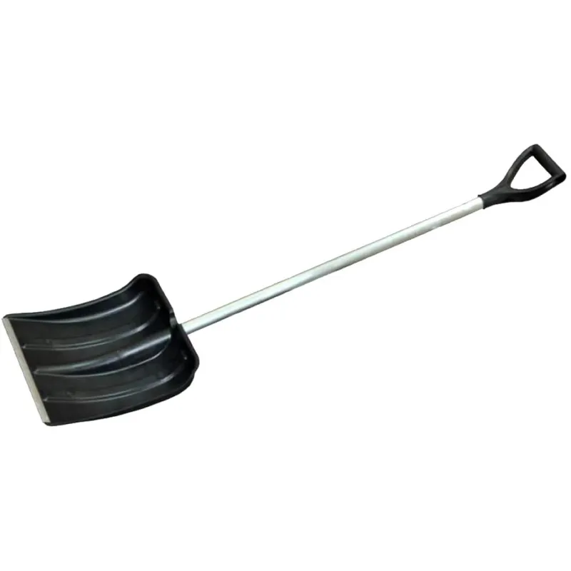 Лопата снеговая РусТрейд Зима№4 с оц.планкой д.30 алюм черен и v-обр ручкой 1634835