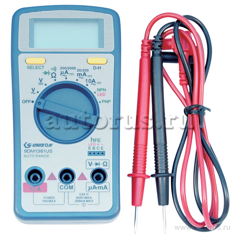 Мультиметр цифровой, AC/DC UNISON 9DM1361US