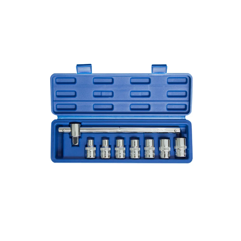 Набор головок торцевых и пр, 1/2Dr  8 пр, HELFER