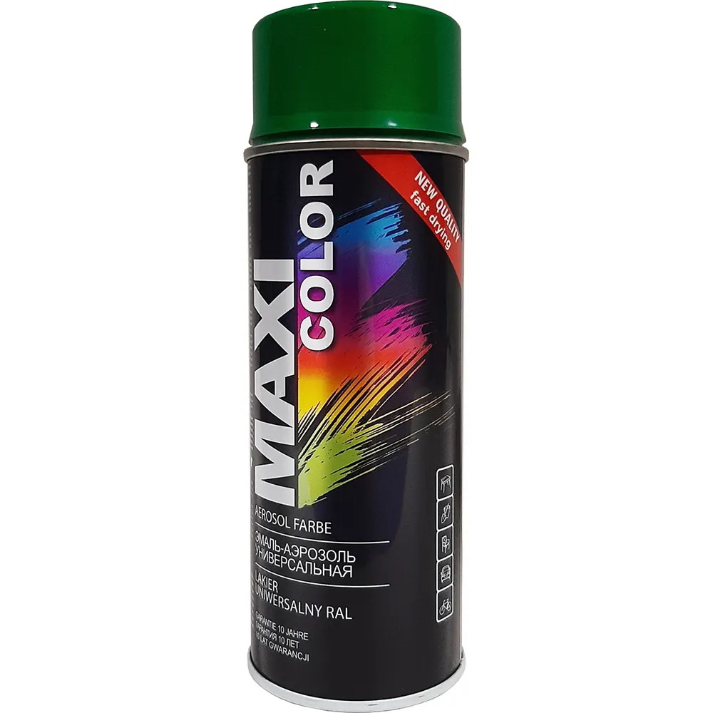 Эмаль-аэрозоль RAL6029 зеленая Maxi Color 6029MX