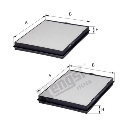 Фильтр салонный HENGST E960LI-2