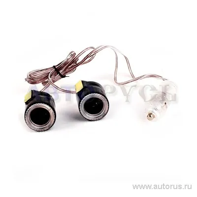 Прикуриватель на 2 гнезда подсветка 12В Sports Design CLS826