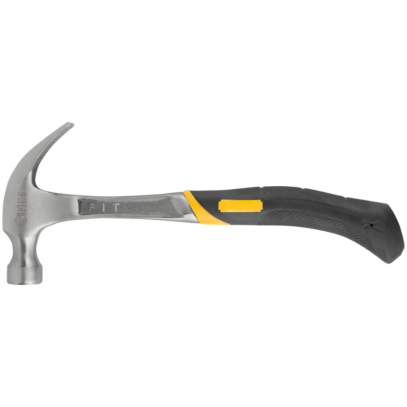 Молоток-гвоздодер, цельнометаллический Профи 32 мм, 570 гр. FIT 44792