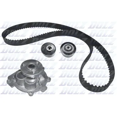 Комплект ГРМ (ремень + ролики + помпа) DOLZ KD162