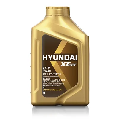 Масло моторное Hyundai Xteer TOP 5W-40 синтетическое 1 л 1011001