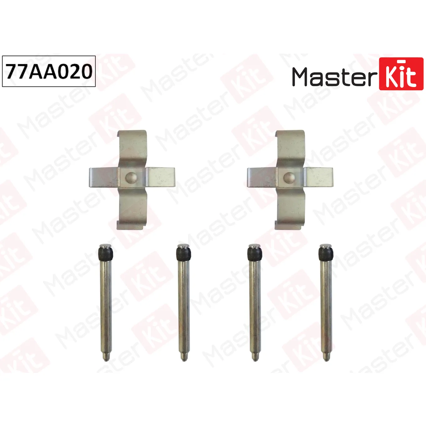 Комплект установочный тормозных колодок MB W202 MASTERKIT 77AA020