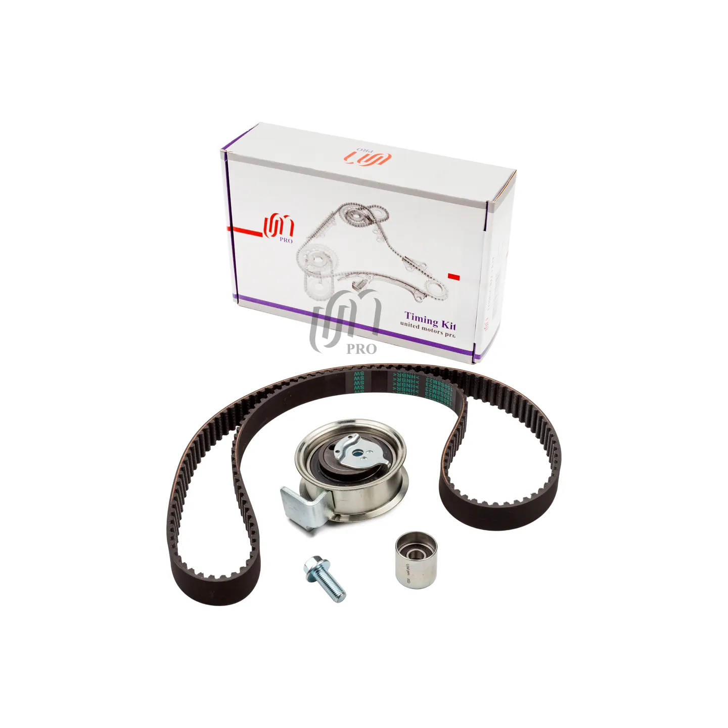 Комплект ГРМ AU VW 1.8T (2 ролика ремень) (06B 198 119A) UM UNITED MOTORS KTC0059