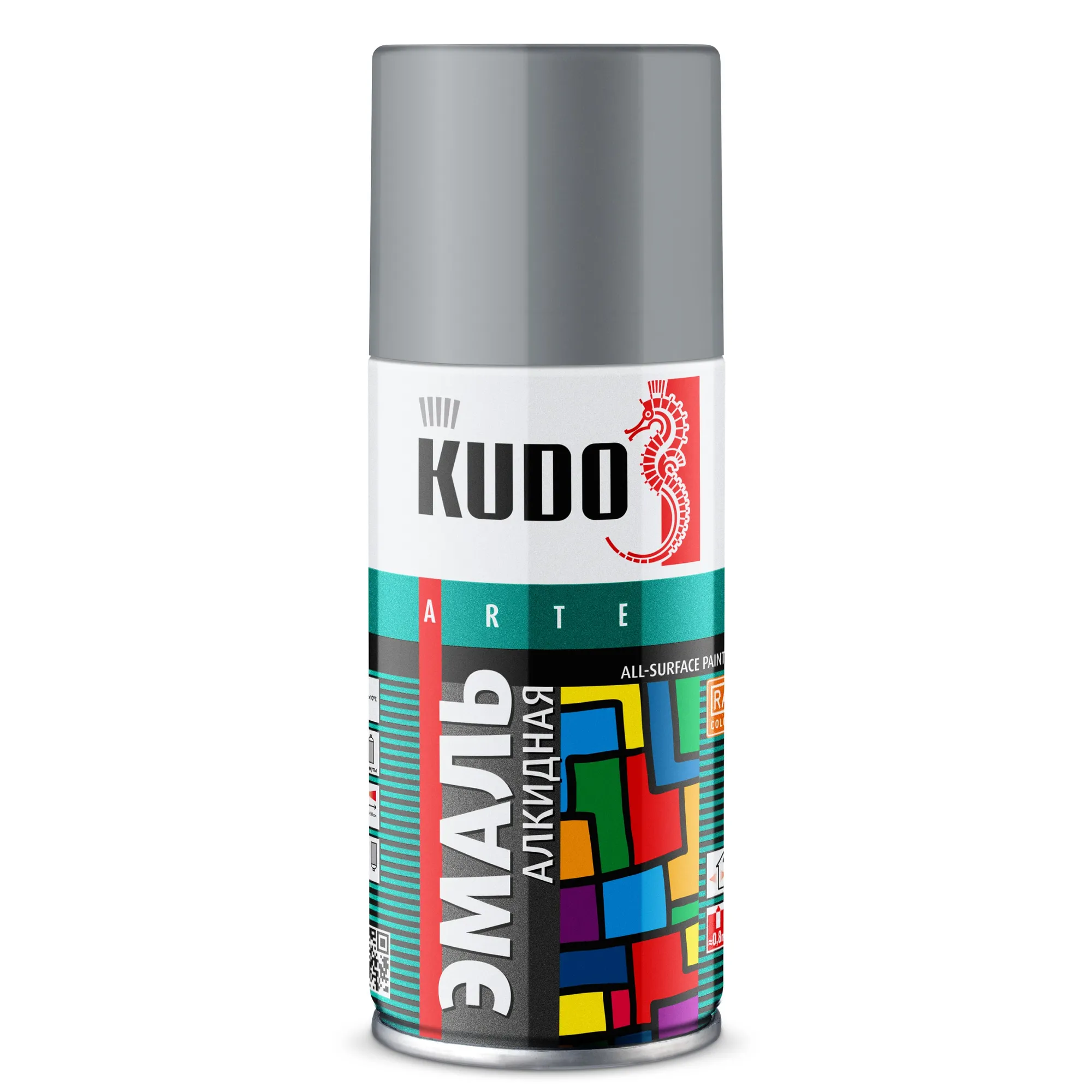 Эмаль универсальная серая RAL-7040 KUDO KUDO KU-1018.1