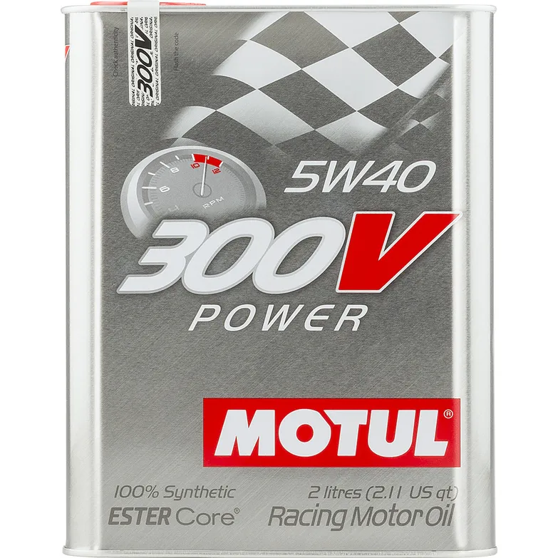 Масло моторное Motul 300V Power 5W-40 синтетическое 2 л 104242