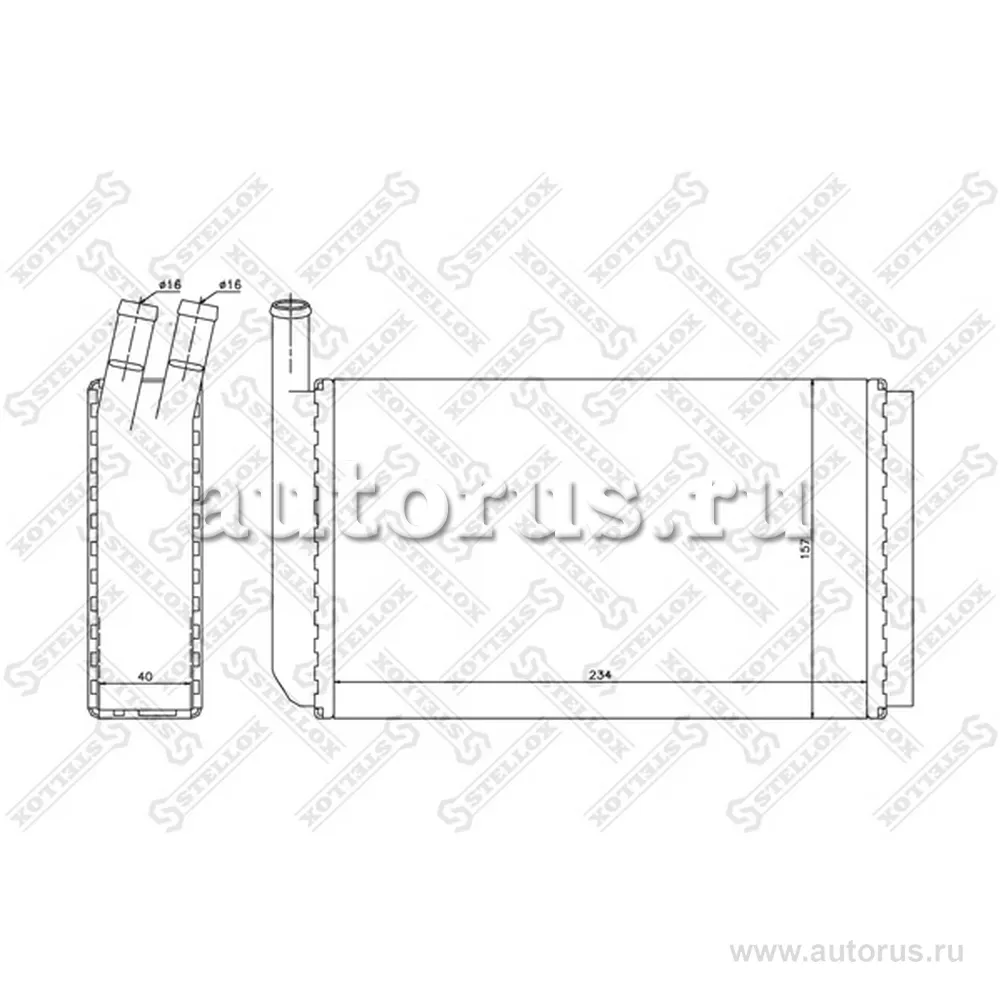 Радиатор печки Audi 80,VW Passat all