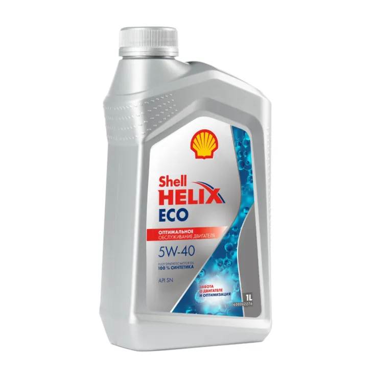 Масло моторное SHELL Helix ECO SN 5W-40 синтетическое 1 л 550058242