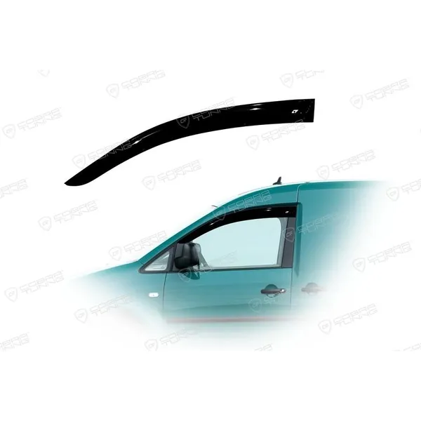 Дефлектора на окна VW Caddy III 2d 2004EuroStandard деф.окон Cobra Tuning VE20104