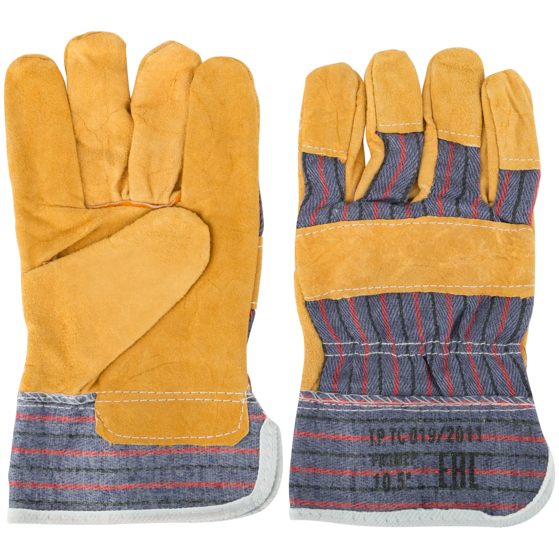 Перчатки спилковые упрочненные 10,5 MOS 12440М