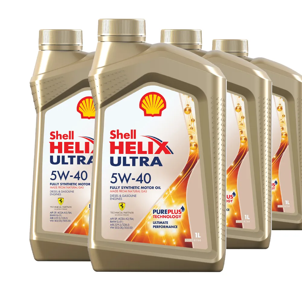 Масло моторное SHELL Helix Ultra SP 5W-40 синтетическое 4 л 550055904_комплект