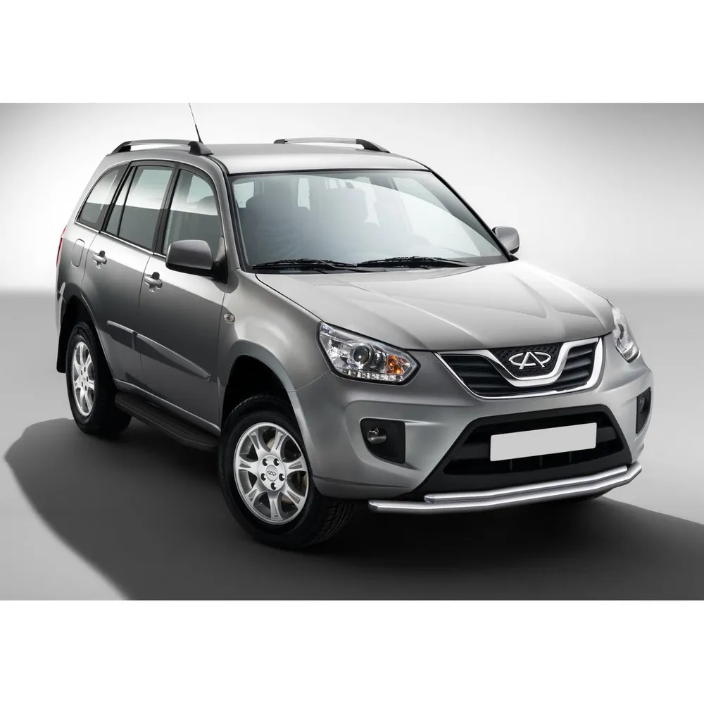 Порог-площадка Premium-Black A160ALB + комплект крепежа, RIVAL, Chery Tiggo 2006-2014/Chery Tiggo Chery Tiggo I 2006-2014 / FL 2012-2016 A160ALB.3301.2
