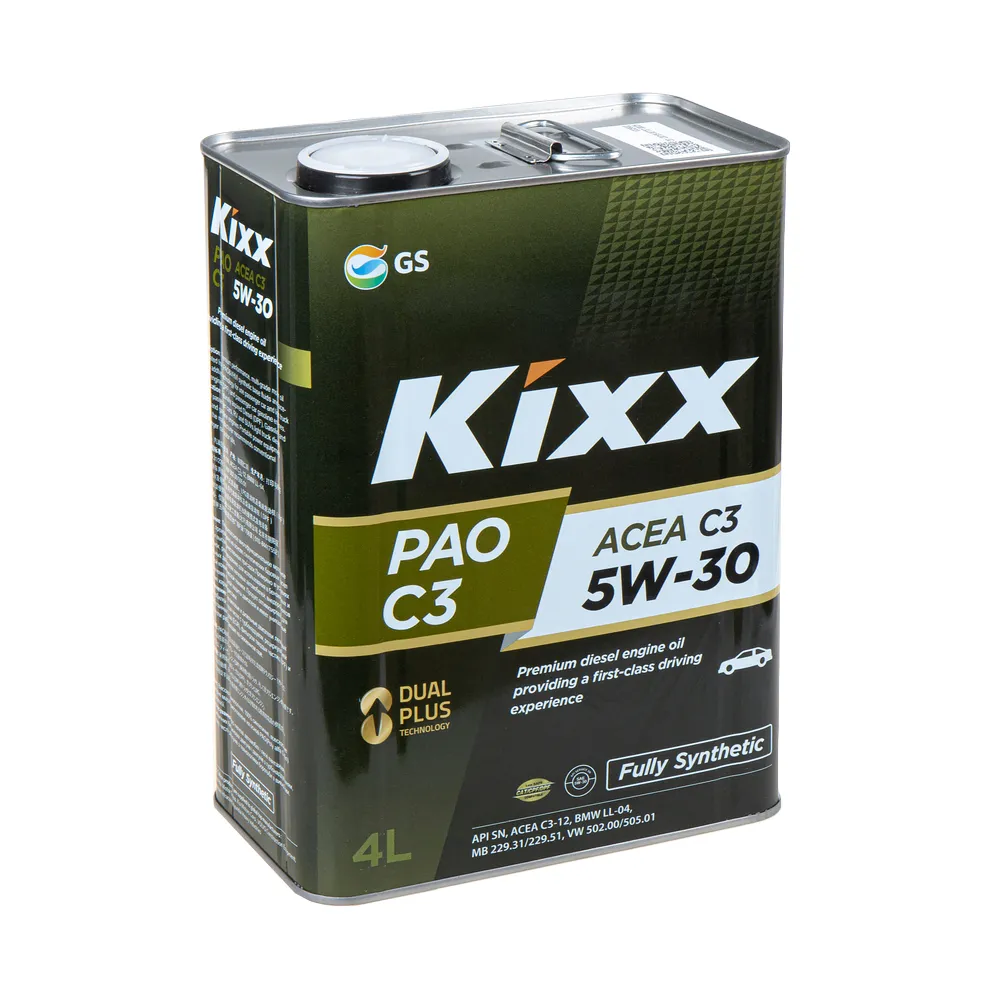 Масло моторное KIXX PAO 5W-30 синтетическое 4 л L209144TE1